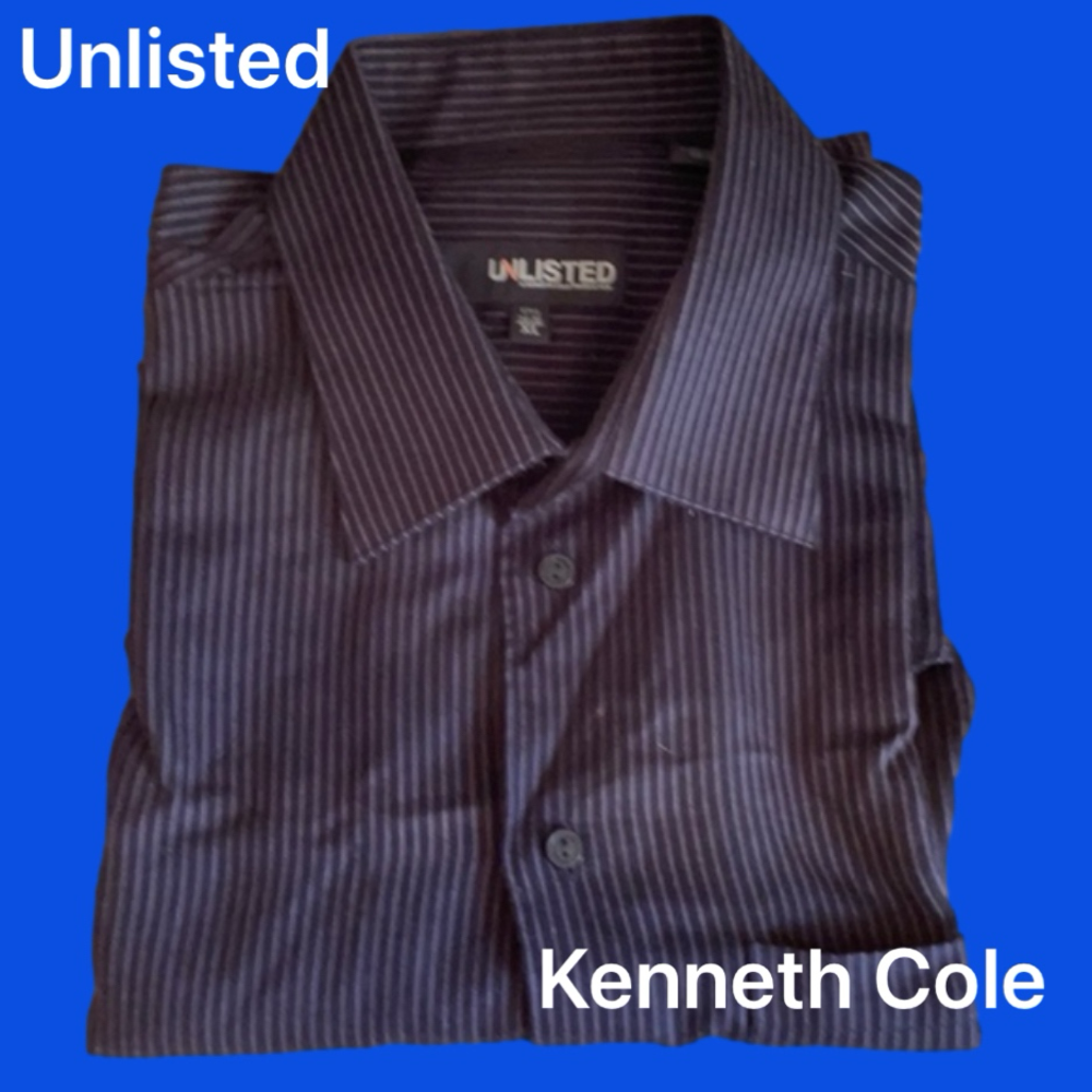 NWOTs Striking Unlisted/Kenneth Cole LS XL Shirt